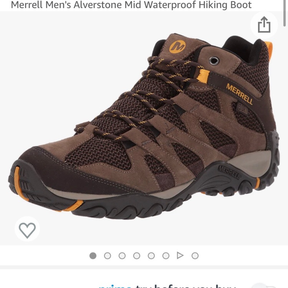 Mens Merrell Alverstone Boots size 10.5